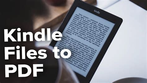 How to Download Kindle Books to PDF: A Detailed Guide