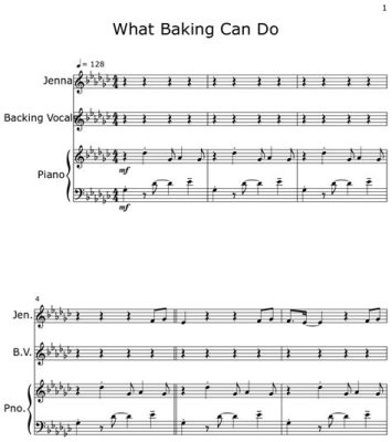 What Baking Can Do and Sheet Music’s Magic