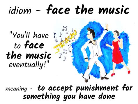 what is the origin of the idiom face the music and how does it relate to ancient Greek theater?